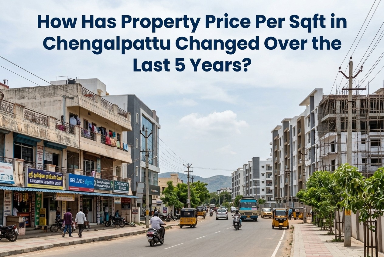 How Has Property Price Per Sqft in Chengalpattu Changed Over the Last 5 Years?