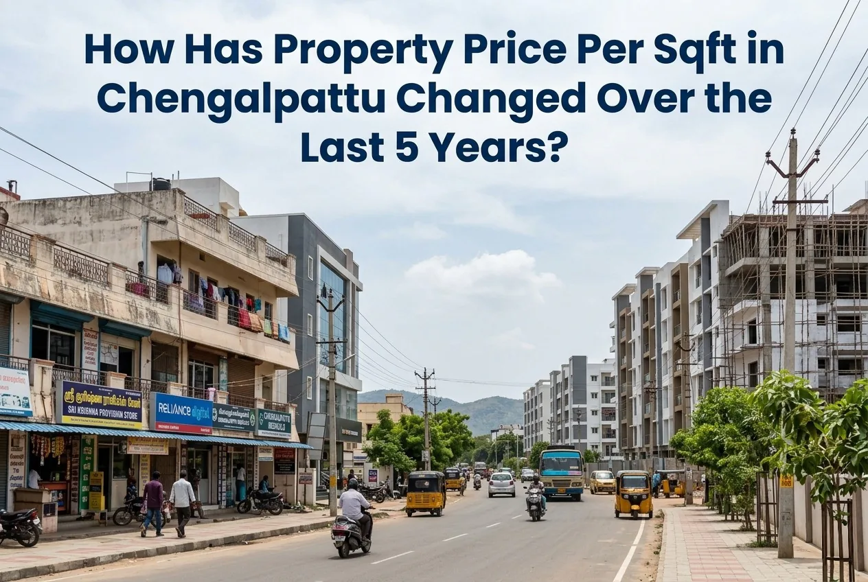 How Has Property Price Per Sqft in Chengalpattu Changed Over the Last 5 Years?