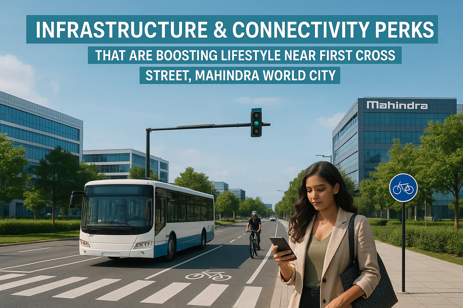 Infrastructure & Connectivity Perks That Are Boosting Lifestyle Near First Cross Street, Mahindra World City.
