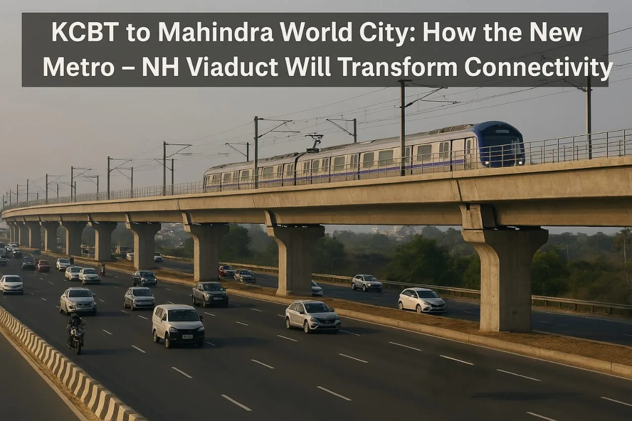 KCBT to Mahindra World City: How the New Metro – NH Viaduct Will Transform Connectivity