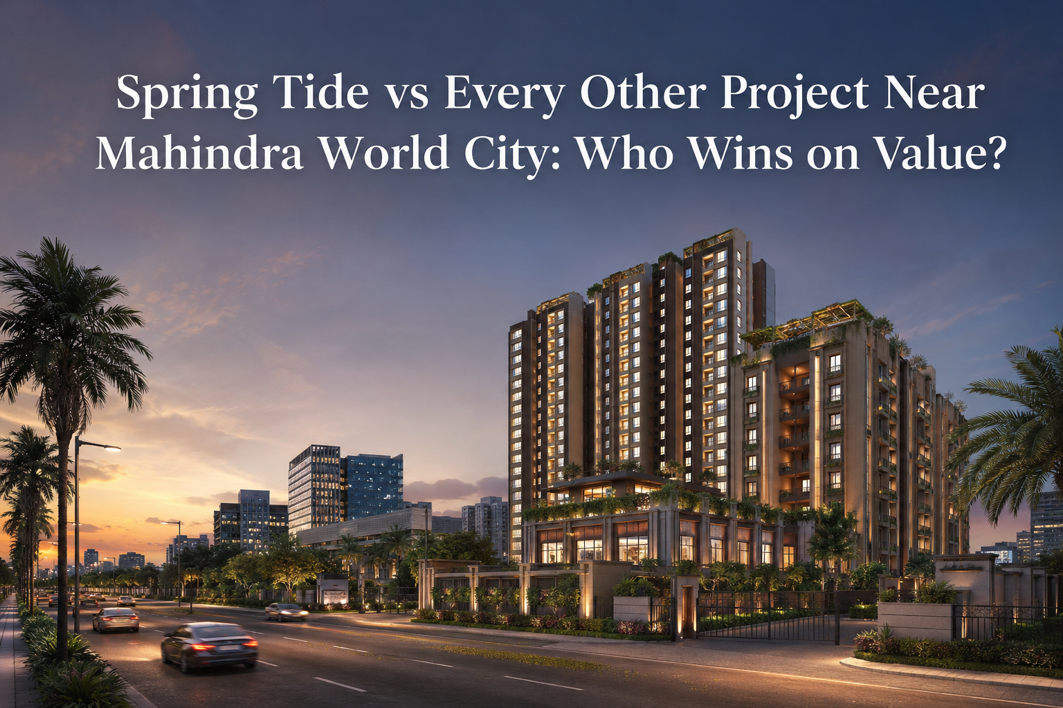 Spring Tide vs Every Other Project Near Mahindra World City: Who Wins on Value?