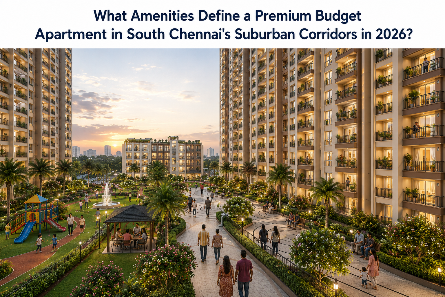 What Amenities Define a Premium Budget Apartment in South Chennai's Suburban Corridors in 2026?