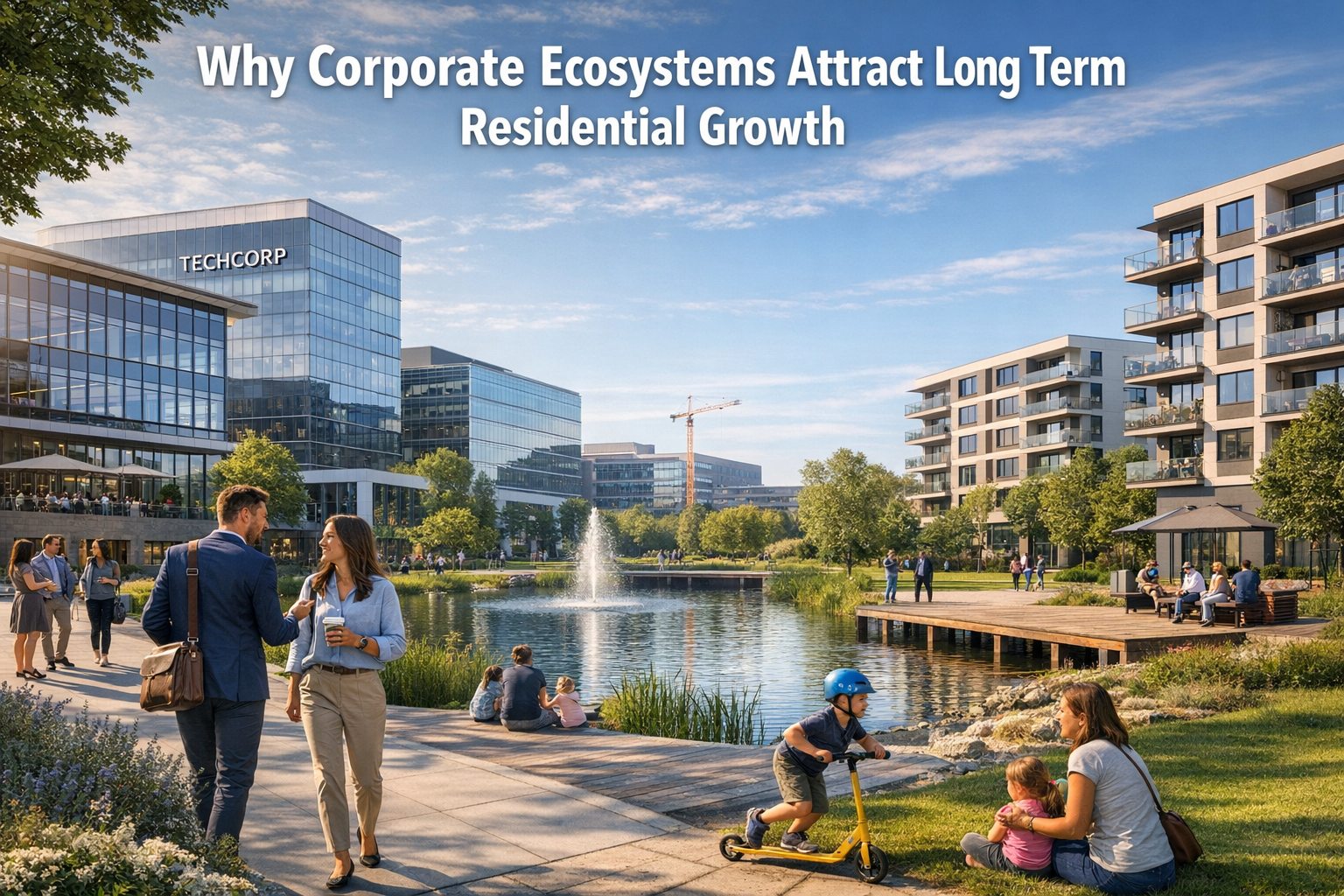 Why Corporate Ecosystems Attract Long Term Residential Growth