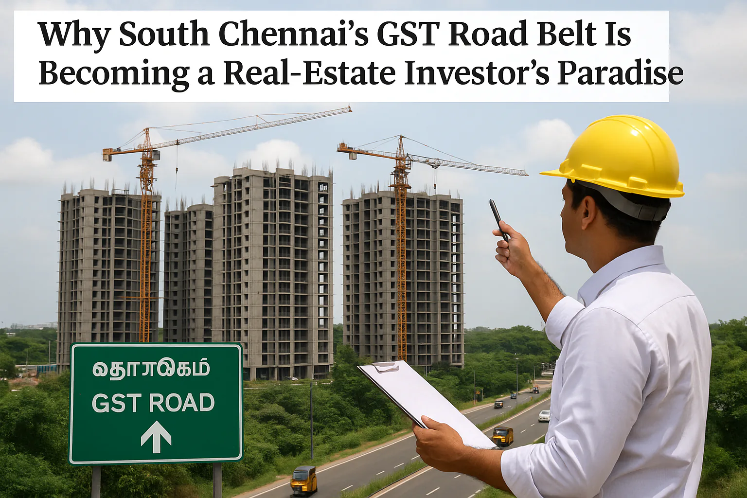 Why South Chennai’s GST Road Belt Is Becoming a Real-Estate Investor’s Paradise